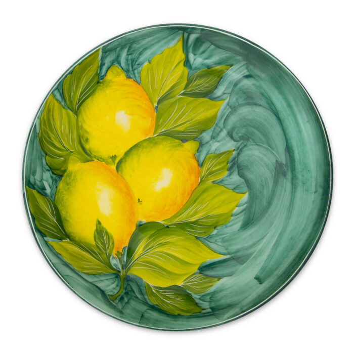 Plate with lemons
