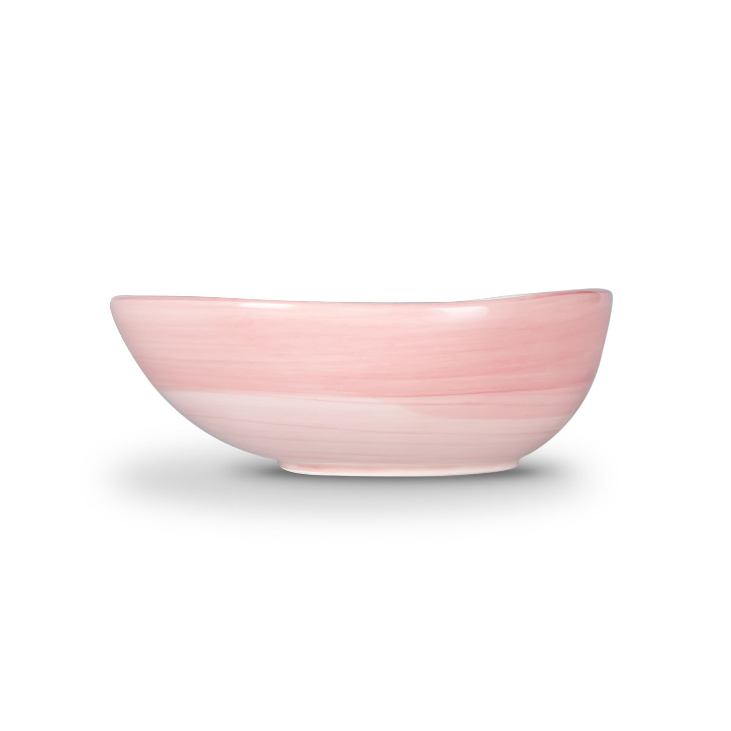 Ciotola in ceramica decorata rose da 19