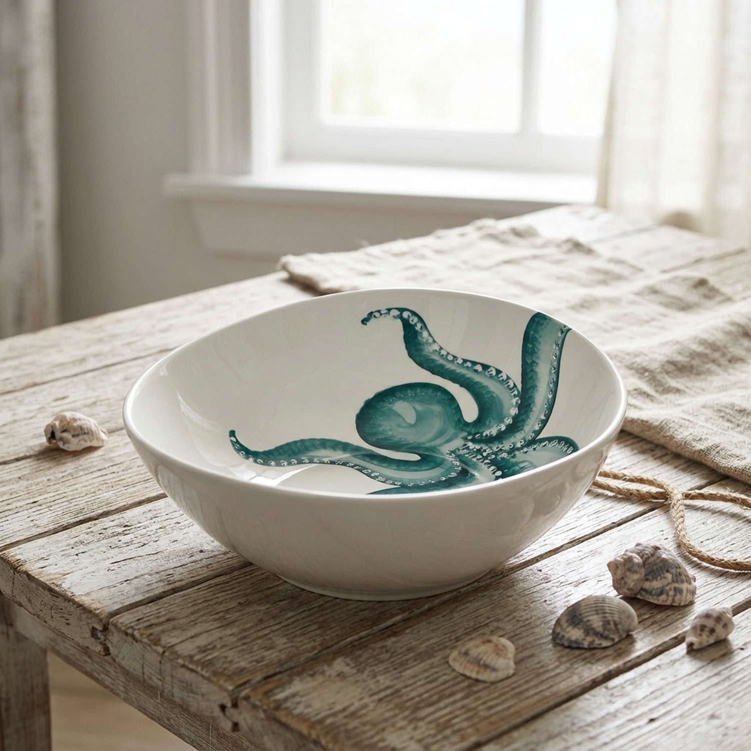 Bowl Ø23 with octopus