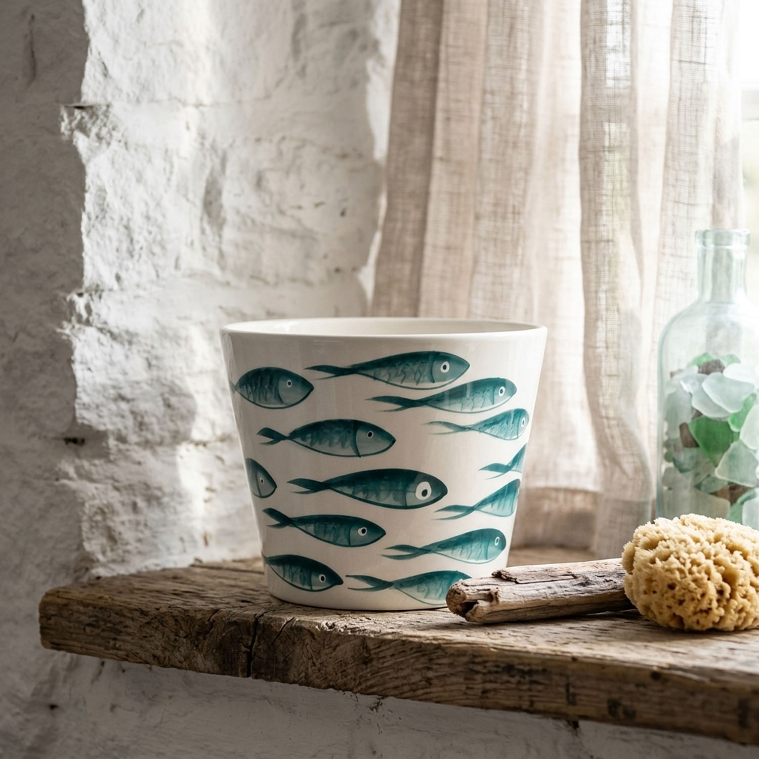Vase mit fische