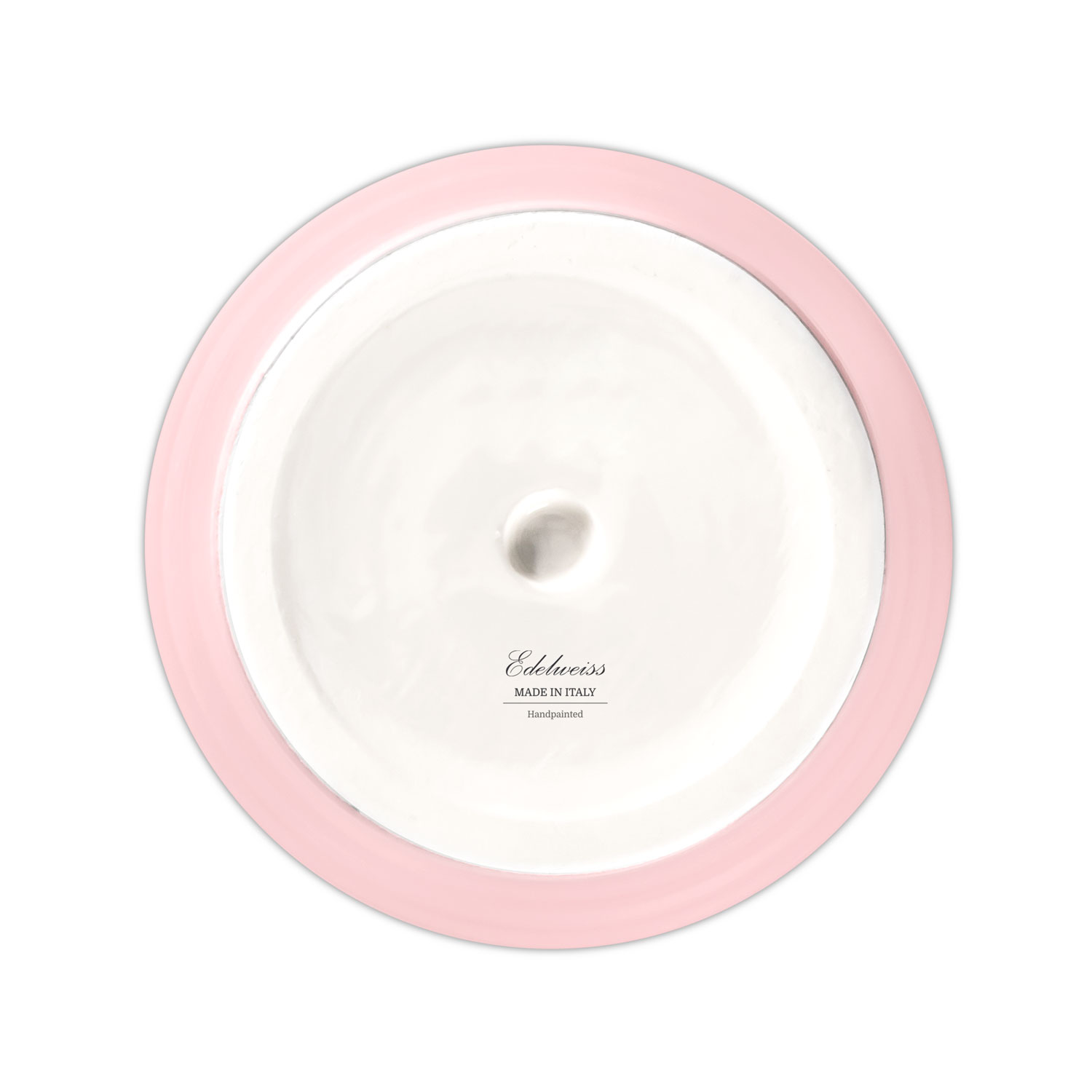 Vaso in ceramica decorata rosa