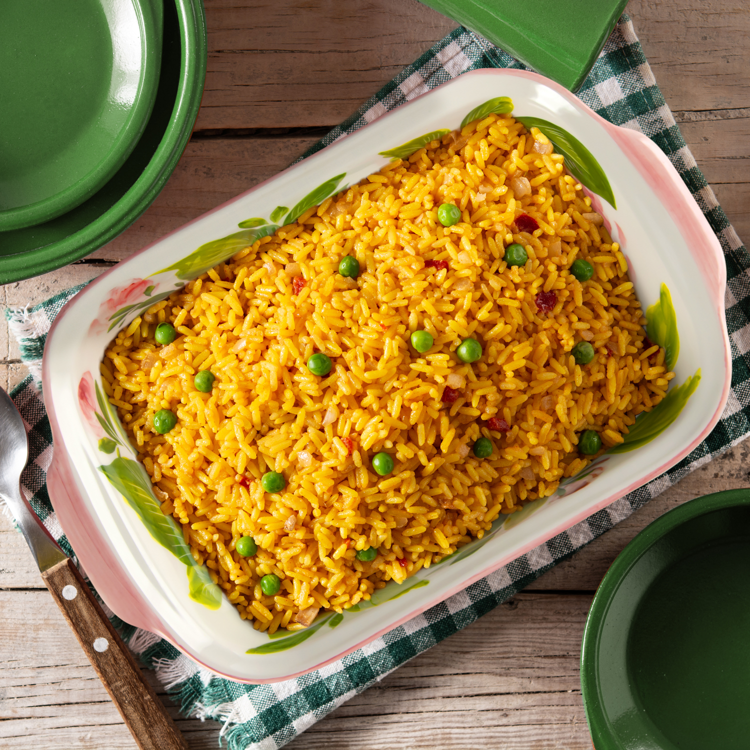 Teglia pirofila in ceramica decorata rose