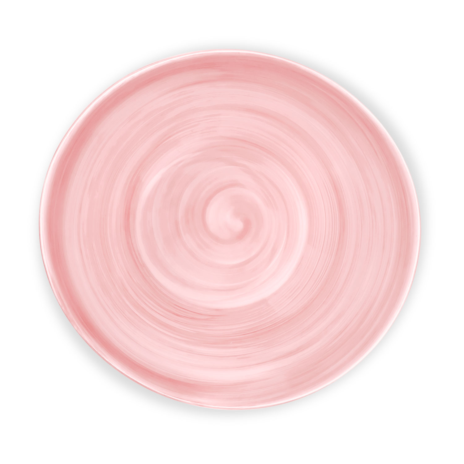 Ciotola in ceramica decorata rosa da 28