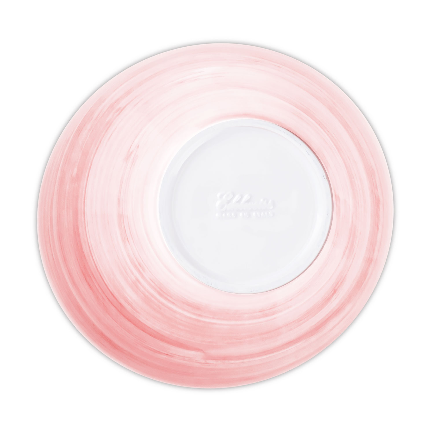 Ciotola in ceramica decorata rosa da 28