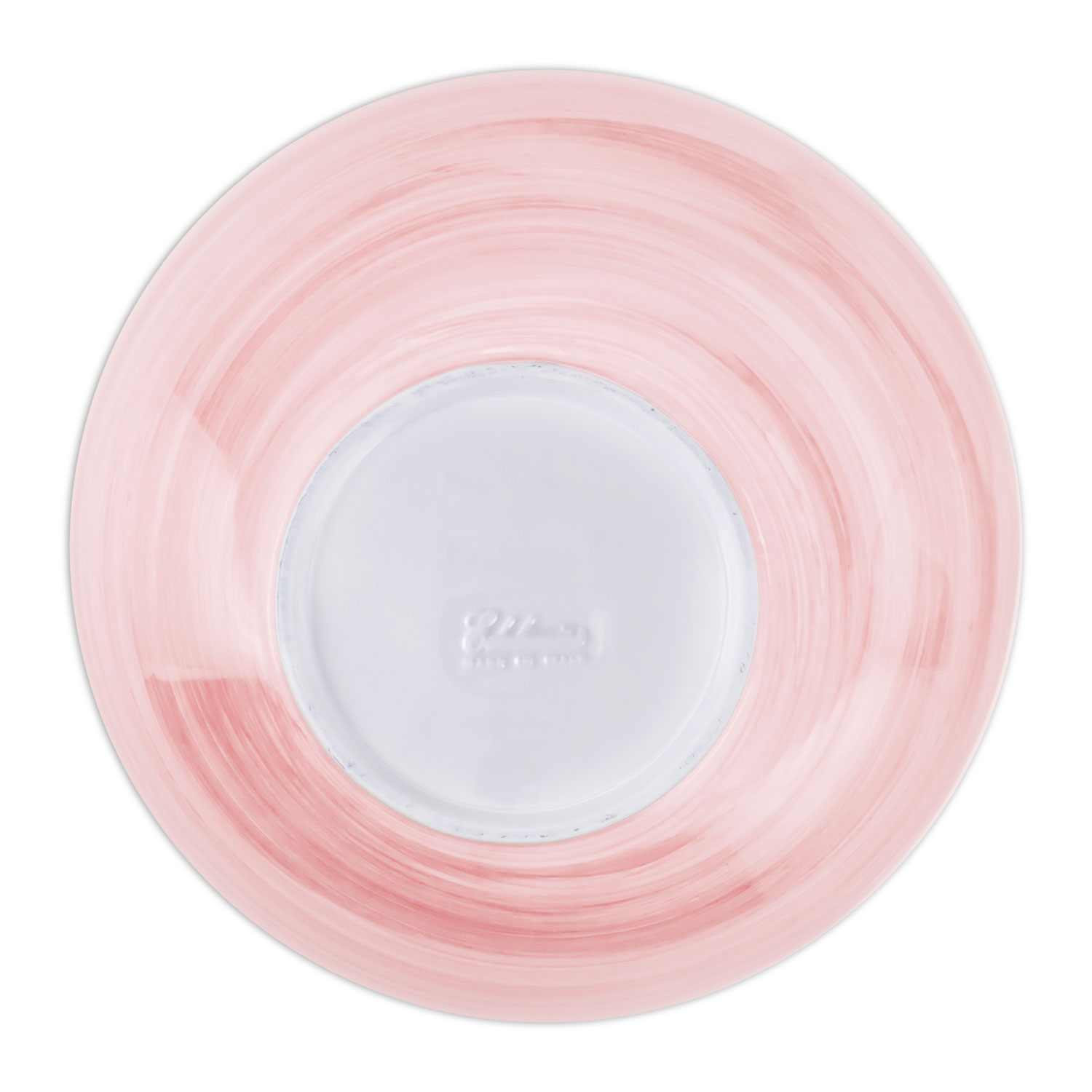 Ciotola in ceramica decorata rosa da 34