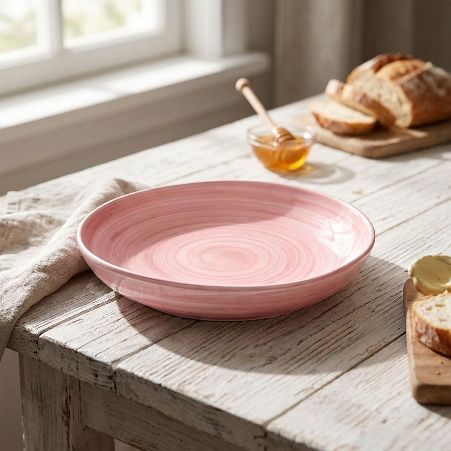 Pink plate