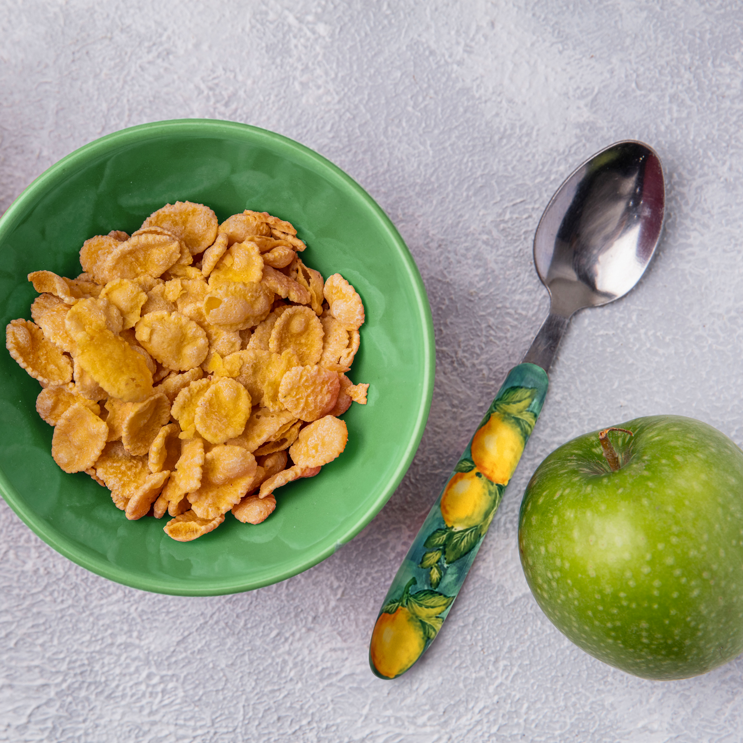 Cucchiaino con manico decorato limoni