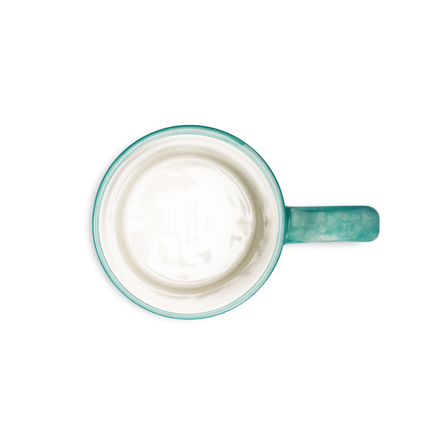 Tazza in ceramica decorata tiffany