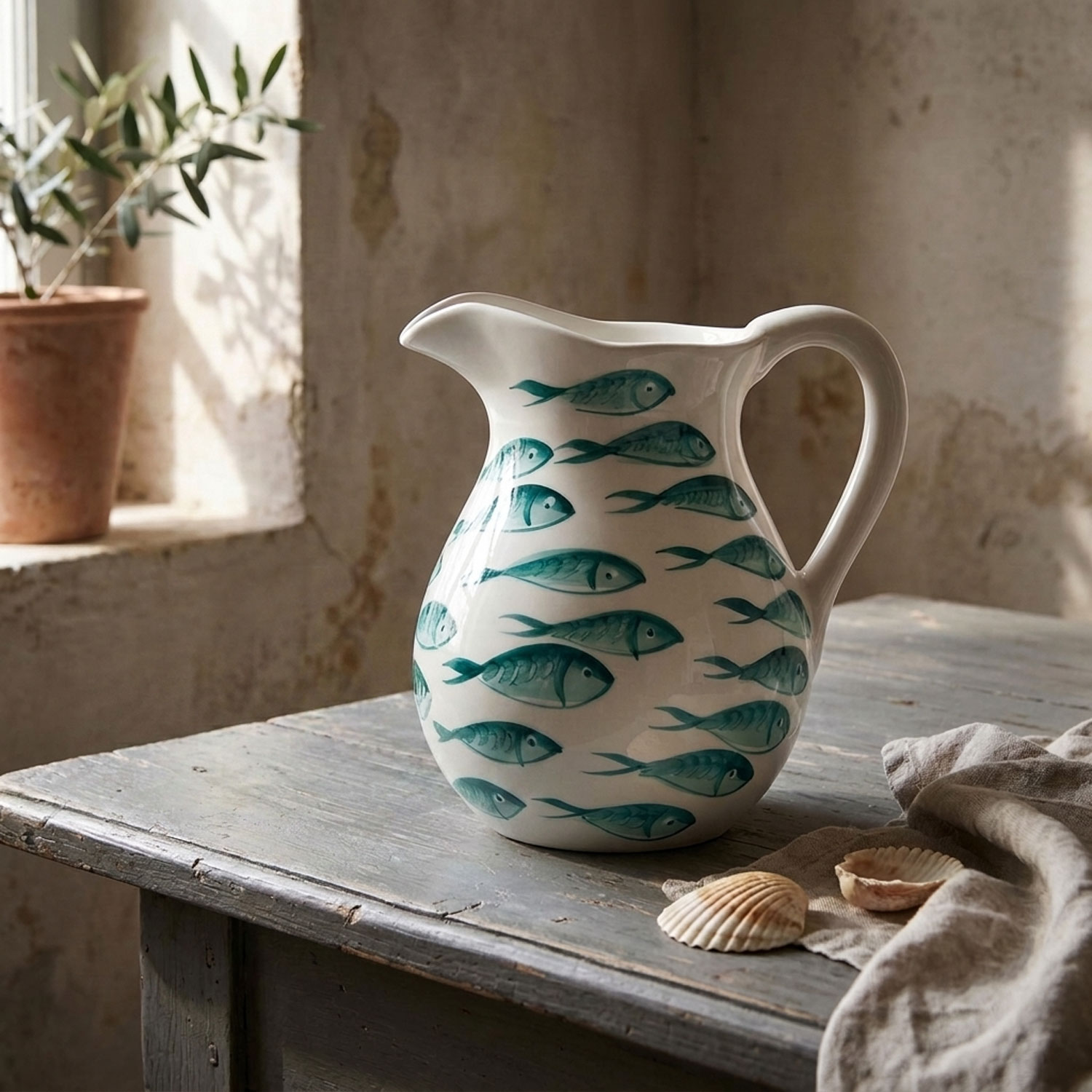 Tiffany pitcher