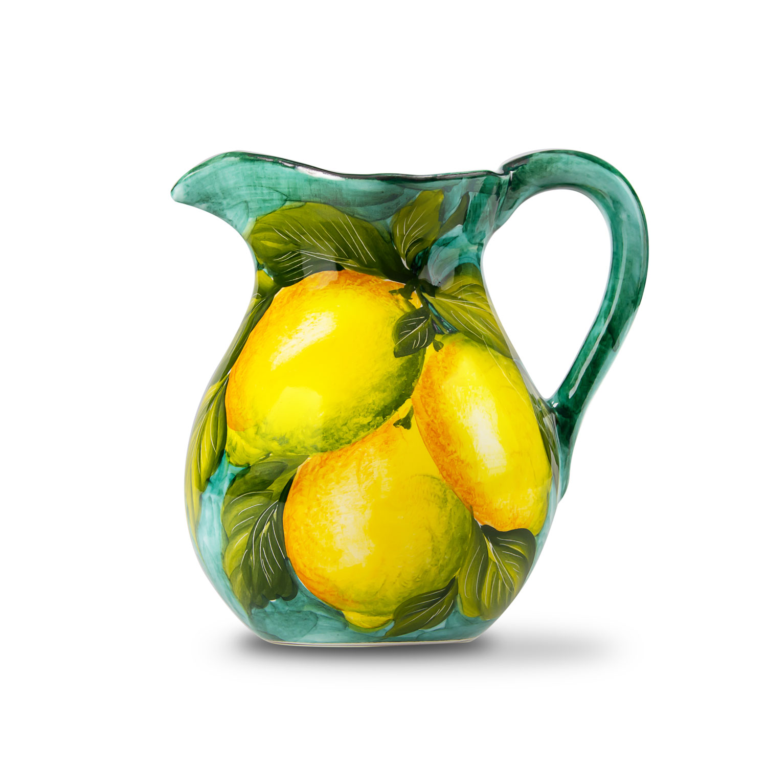 Pitcher with lemons