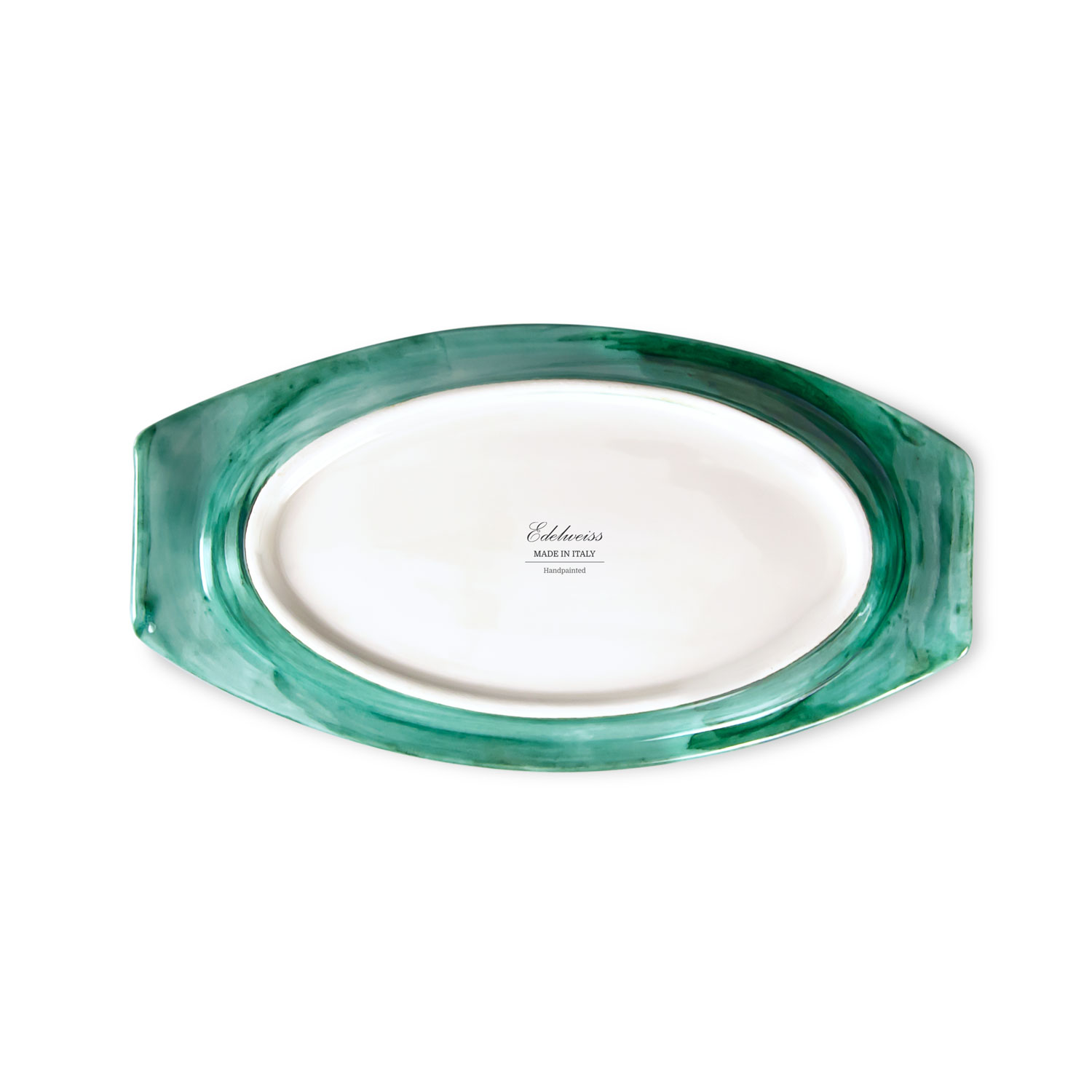 Vassoio da aperitivo in ceramica decorata limoni