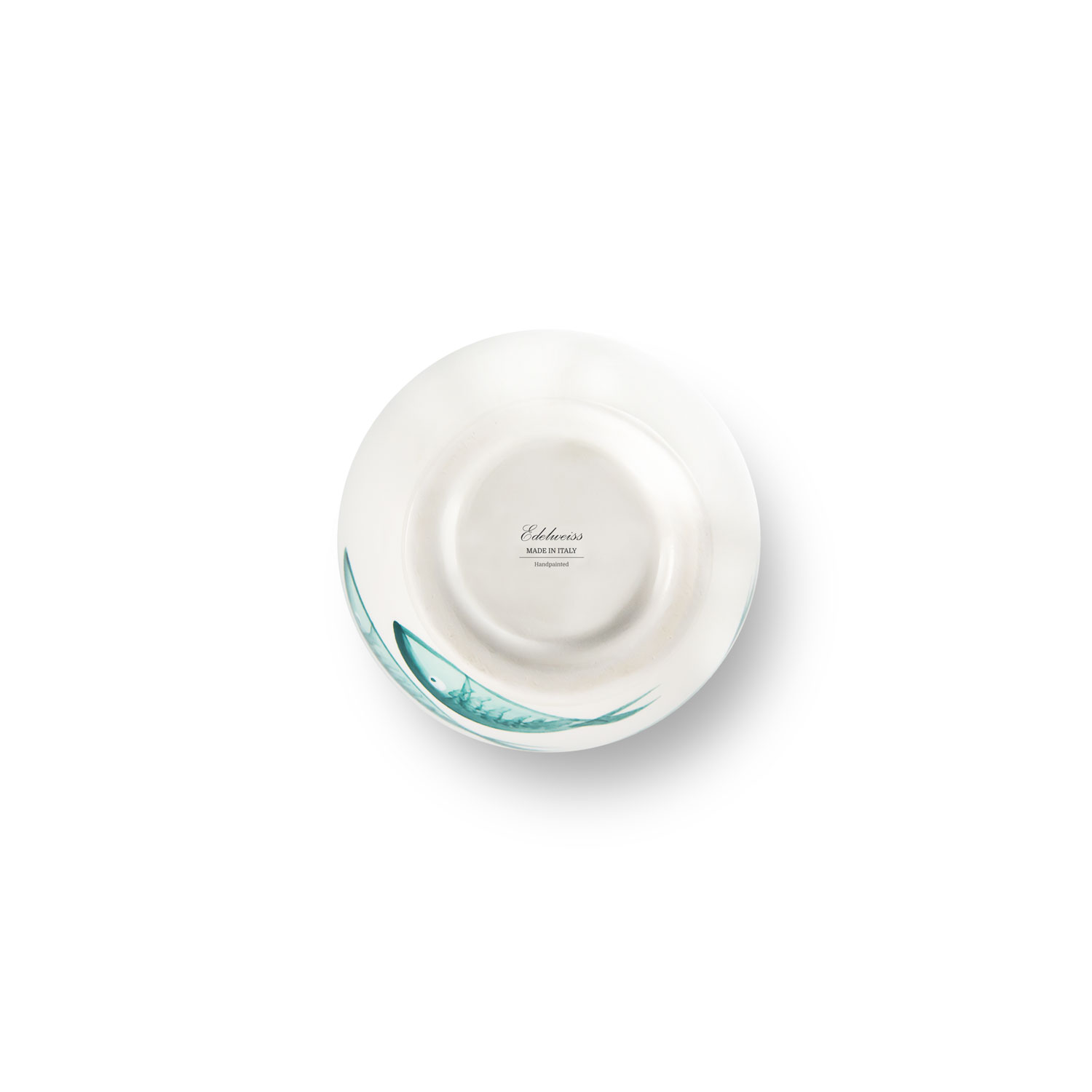 Bottiglia olio in ceramica decorata pesci 250 ml