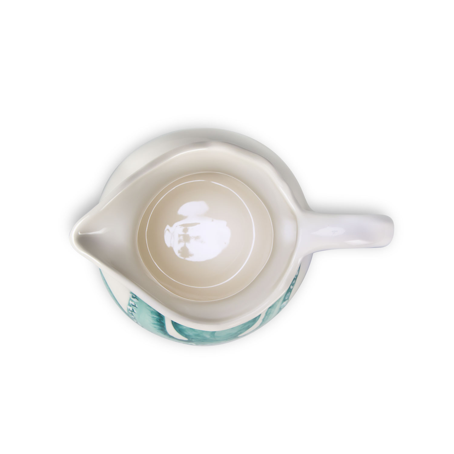 Brocca caraffa in ceramica decorata polpo