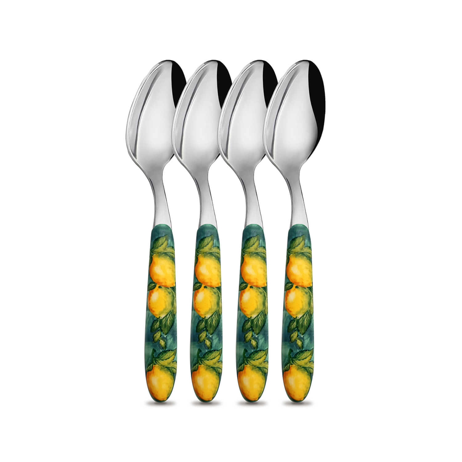 Set macedonia in ceramica decorata limoni