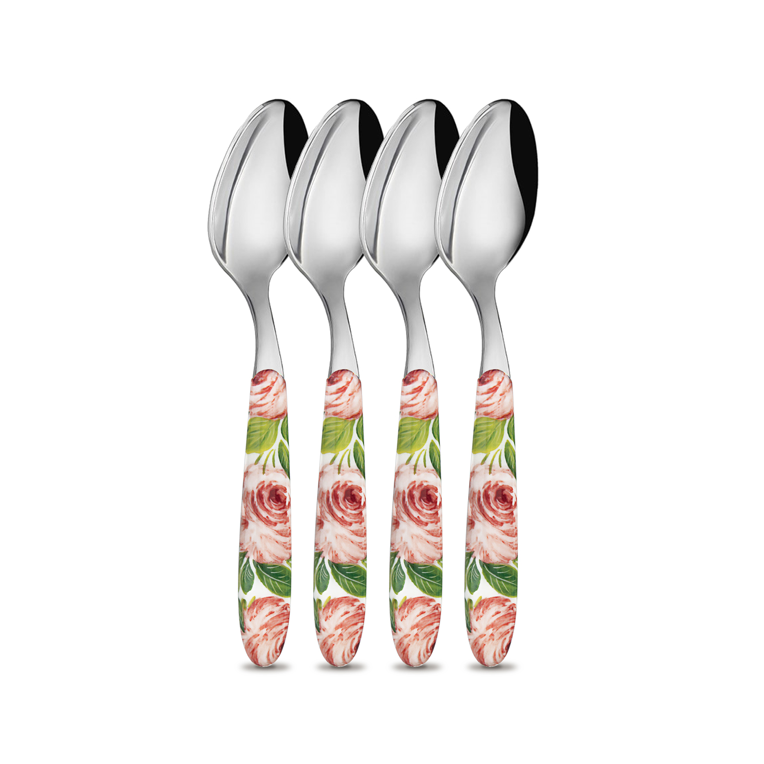 Set macedonia in ceramica decorata rose