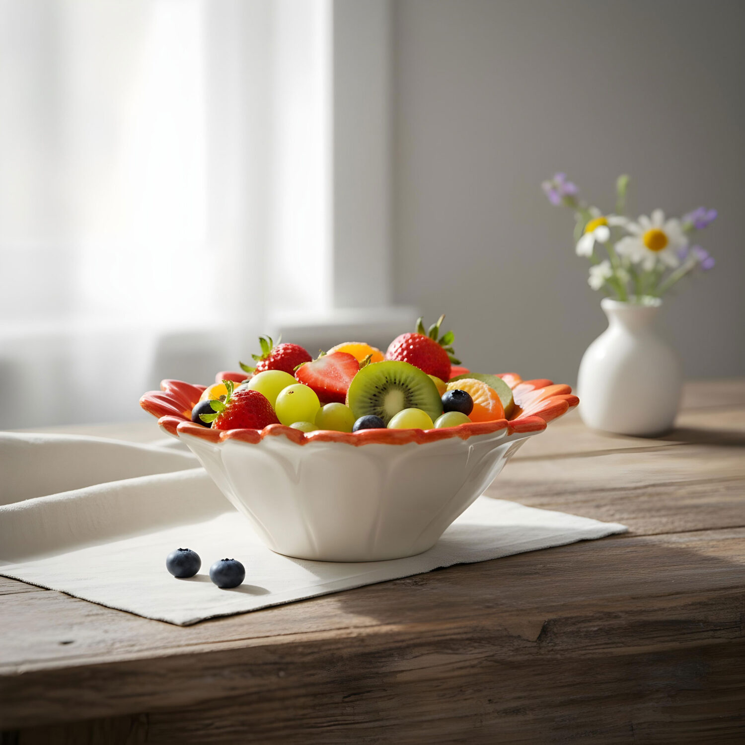 Rot Margheritenschüssel Ø17