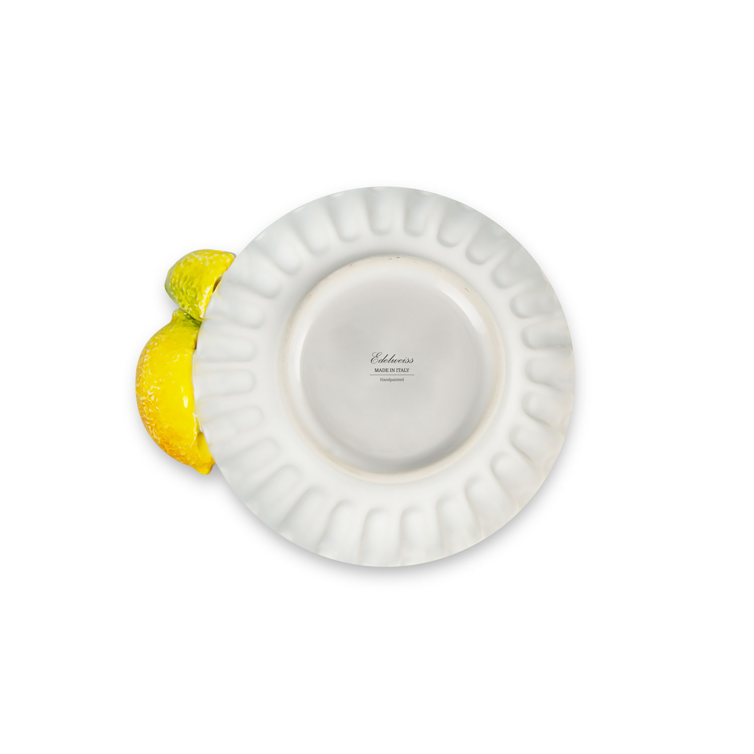 Ciotola in ceramica decorata limoni da 12