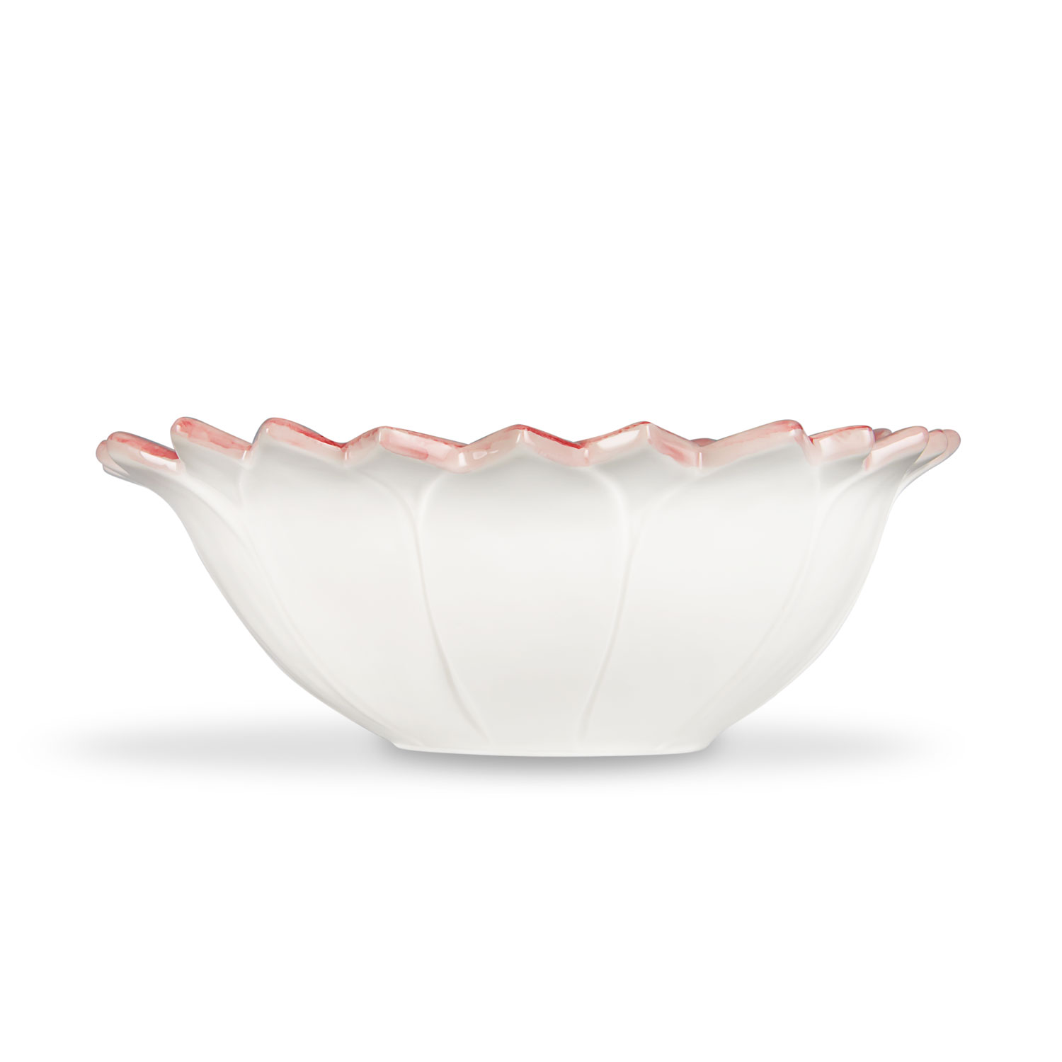 Ciotola in ceramica decorata margherita rosa da 28