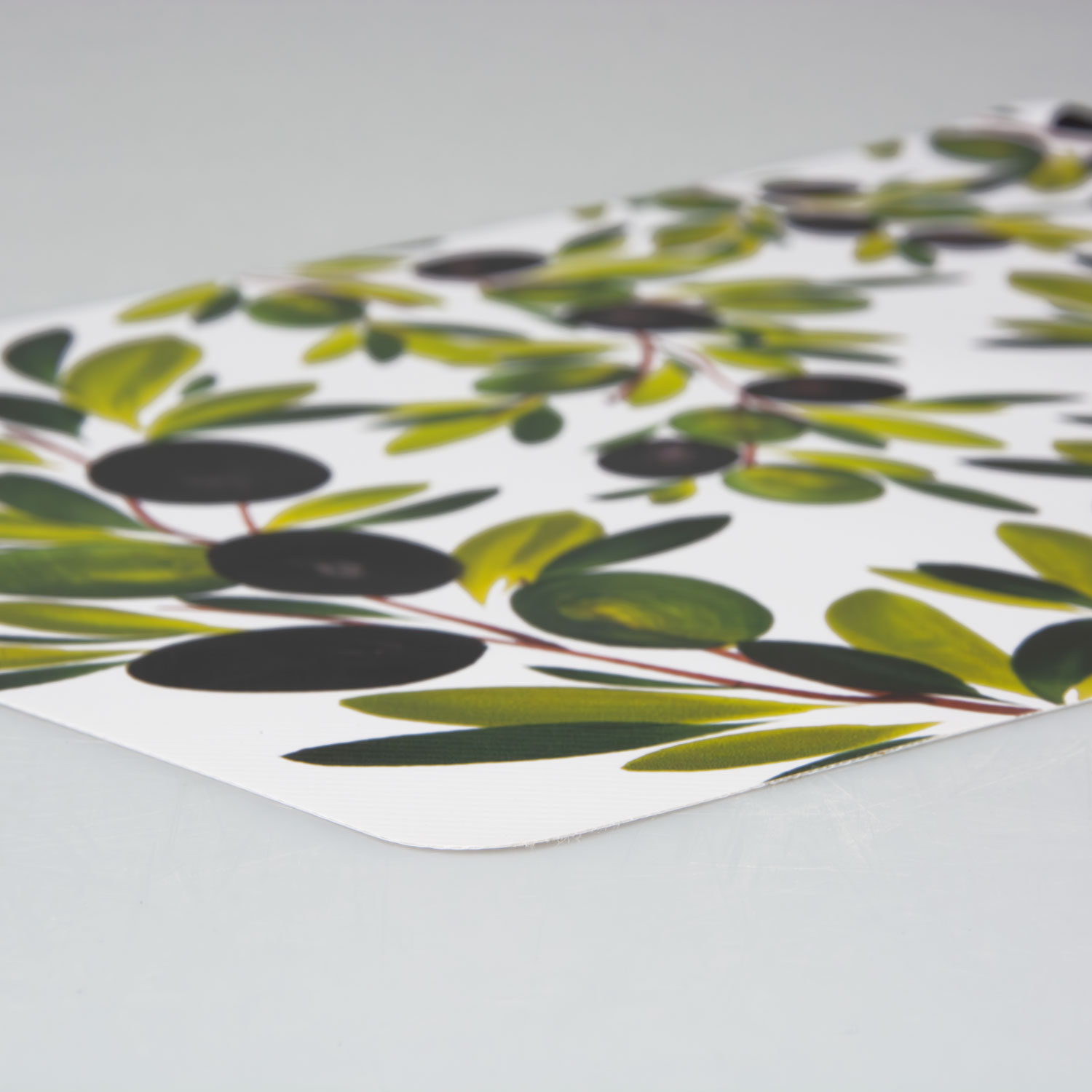 Dekorierte Tischsets Oliven