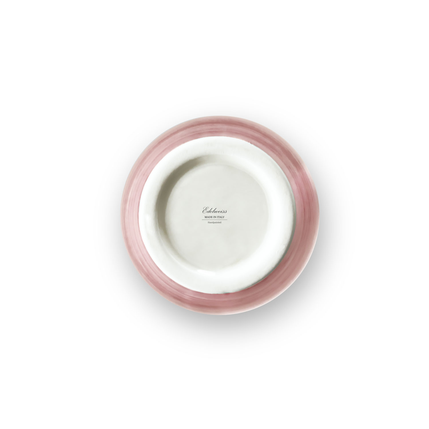 Bottiglia olio in ceramica decorata rosa 750 ml