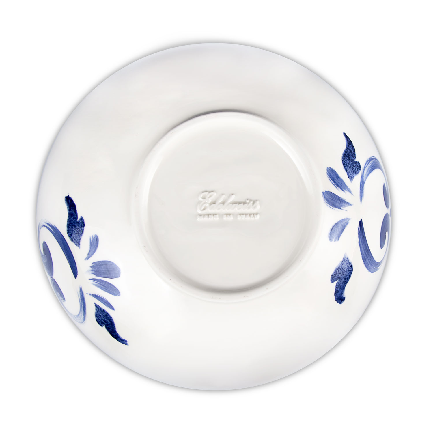 Ciotola da 28 decorata con Limoni damascato blu