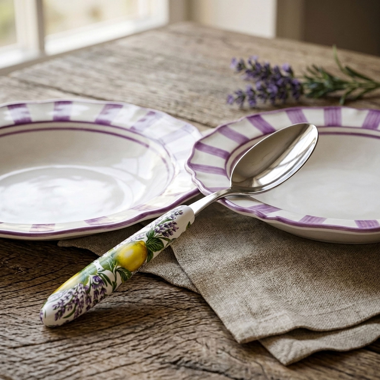 Cucchiaio da tavola Limoni lavanda