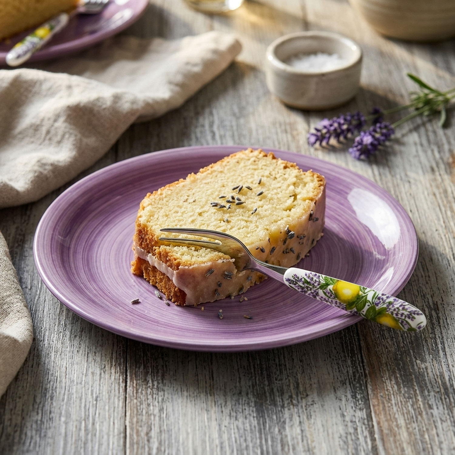 Forchetta dolce Limoni lavanda