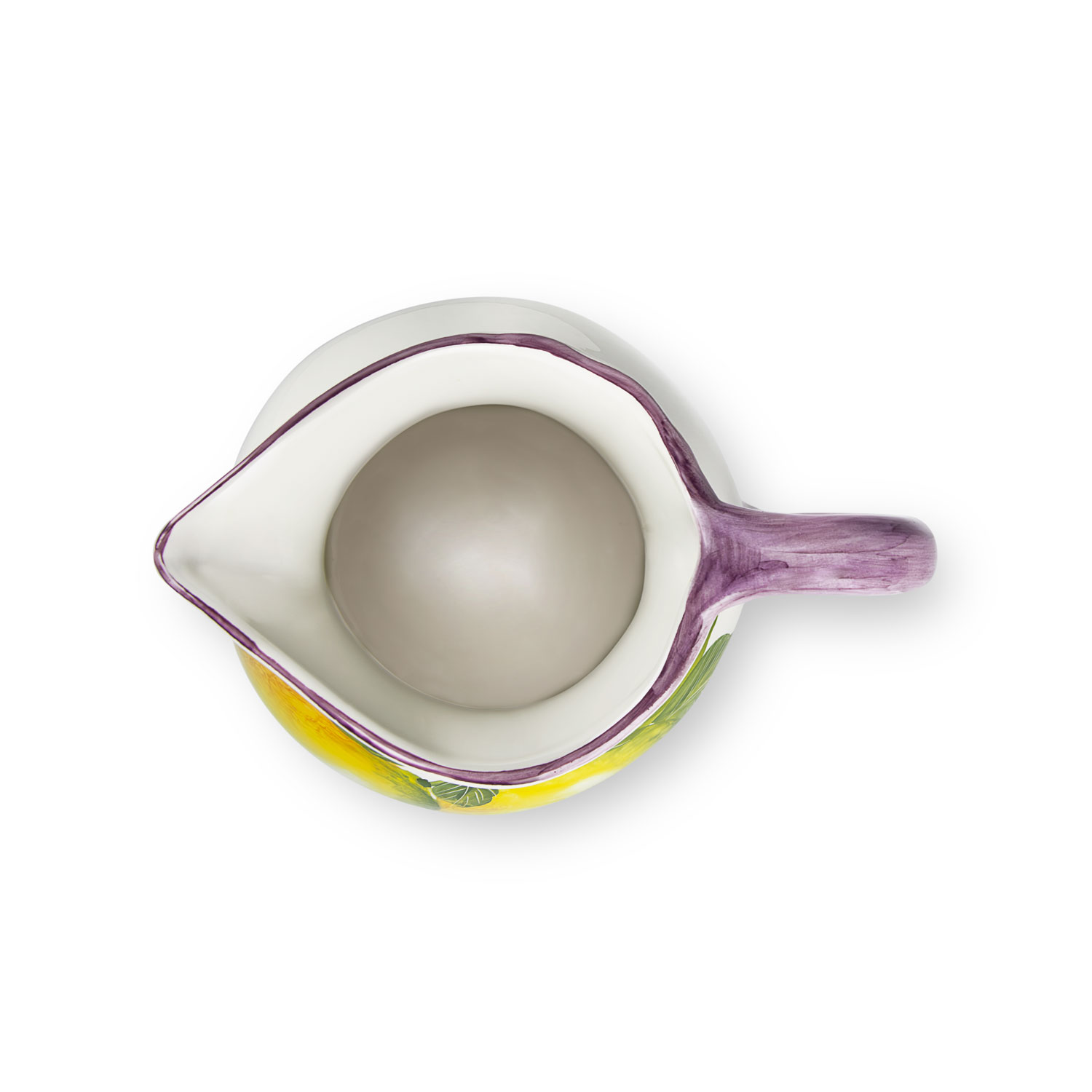 Brocca decoro limoni e lavanda