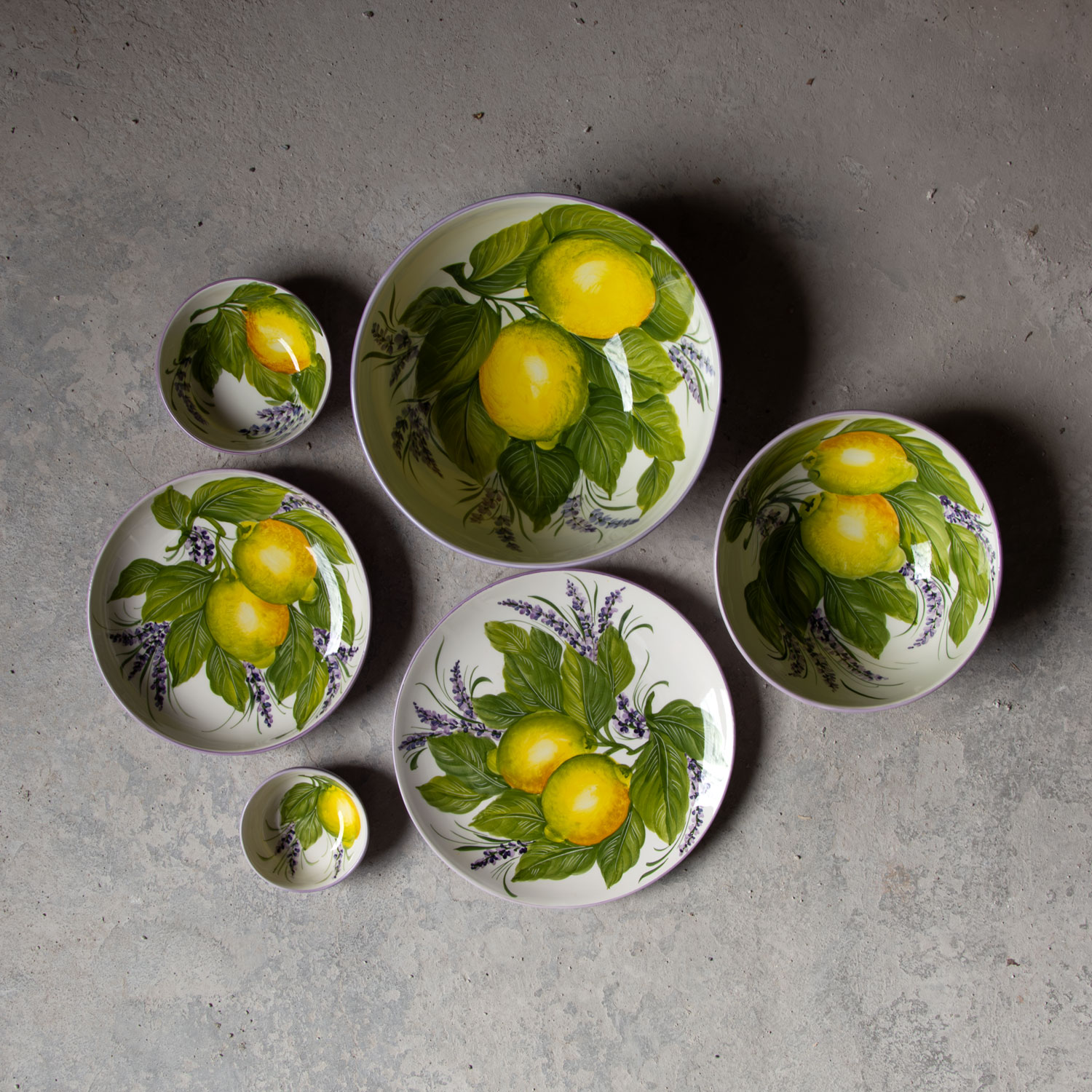 Ciotola da 28 Limoni lavanda