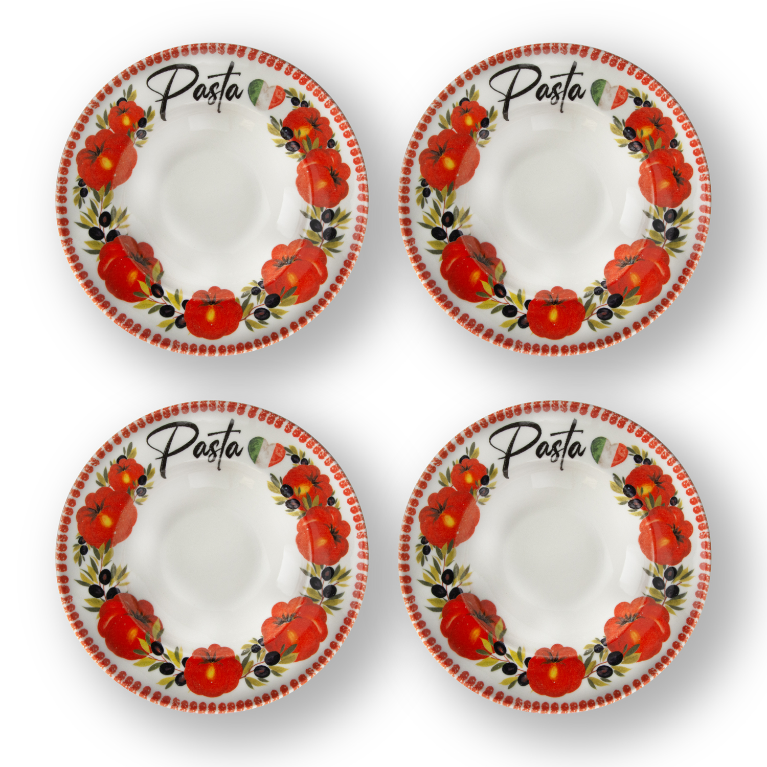 Set piatti Pasta pomodori da 23