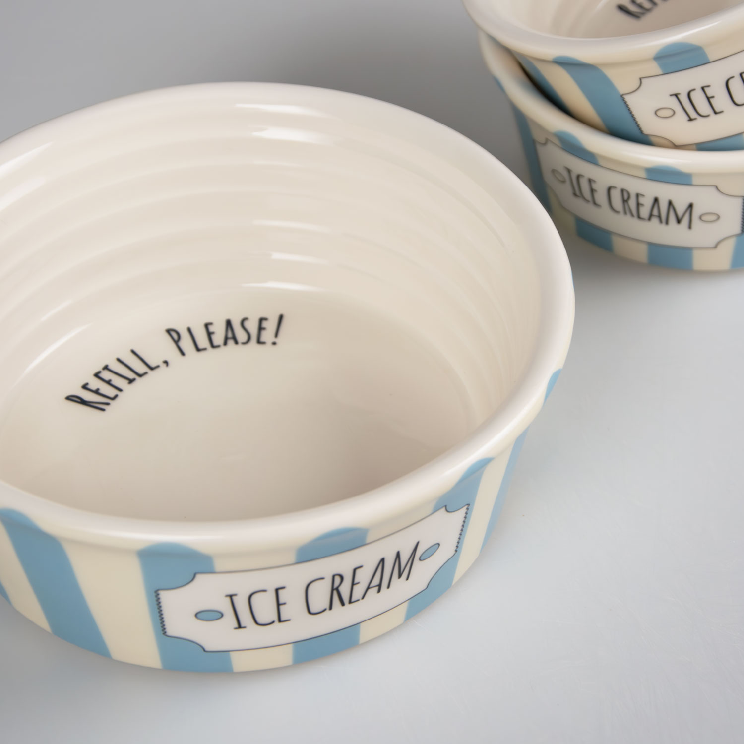 Ciotola in ceramica per gelato da 18