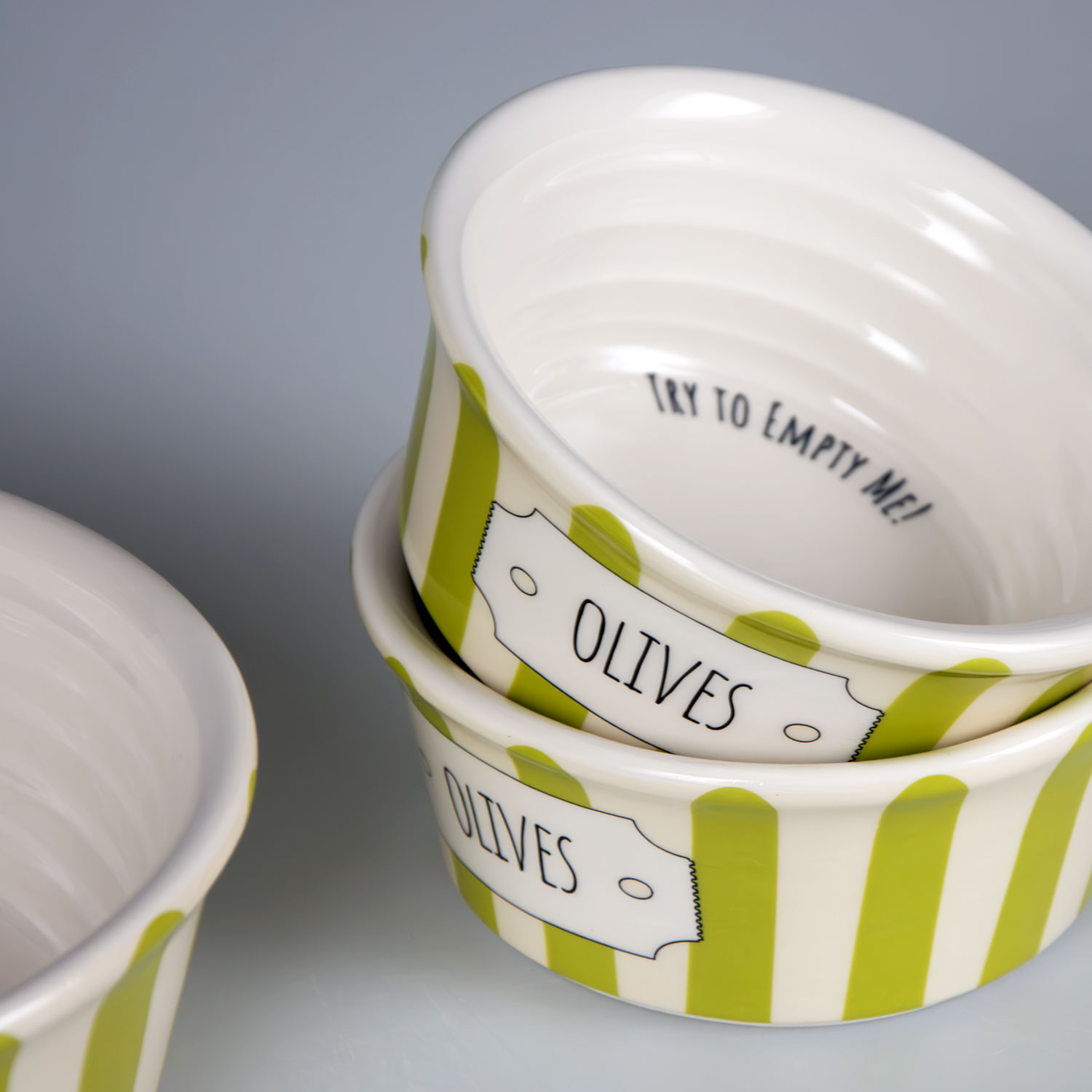 Ciotola in ceramica per olive da 13