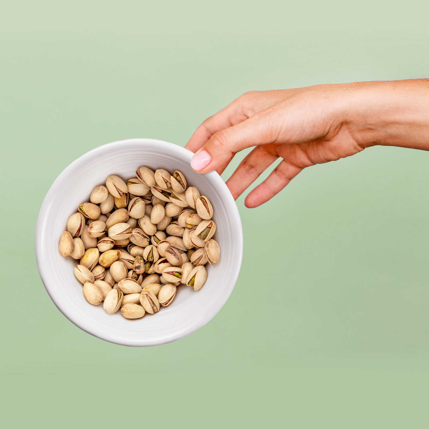 Ciotola in ceramica per pistacchi da 18