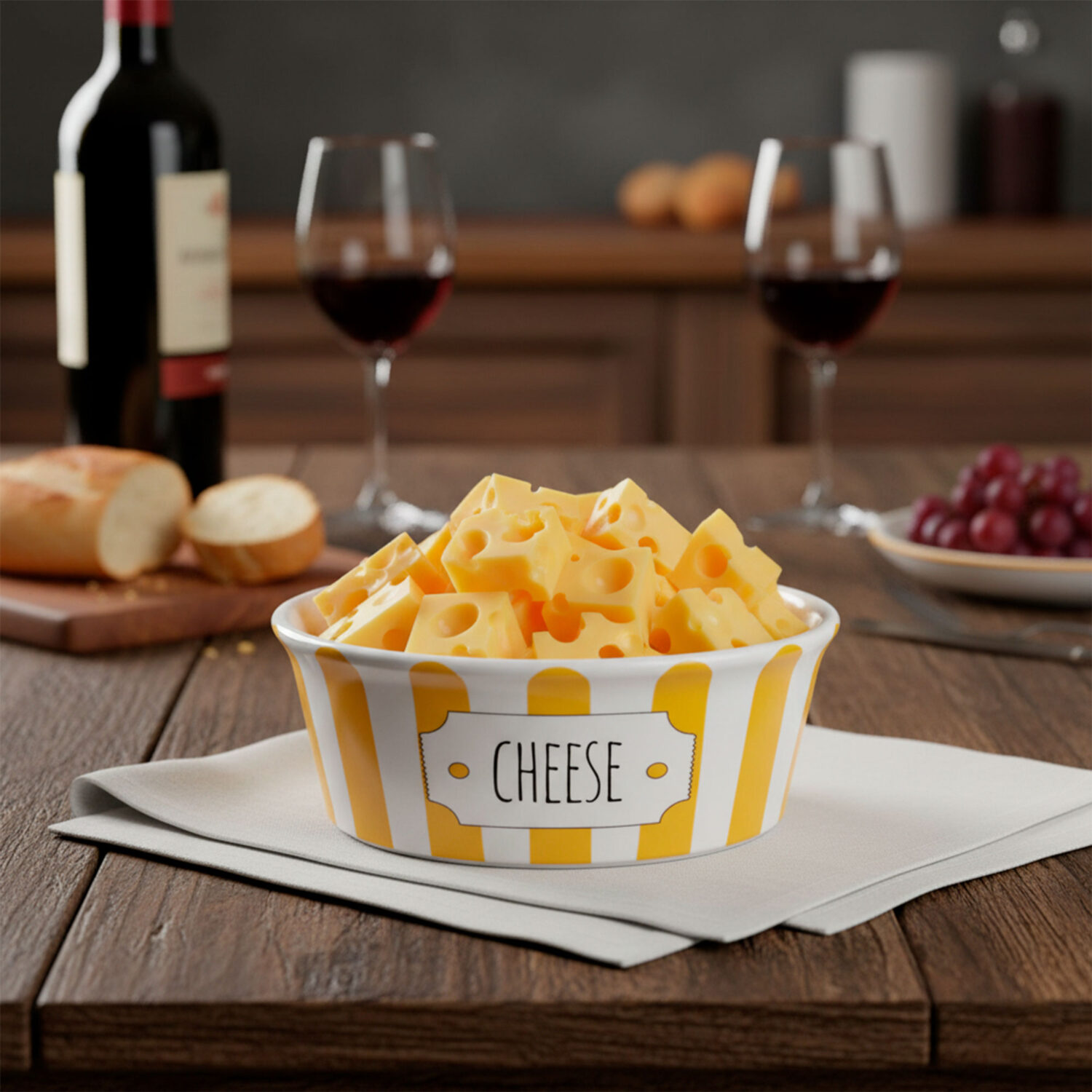 Ciotola in ceramica per formaggio da 18