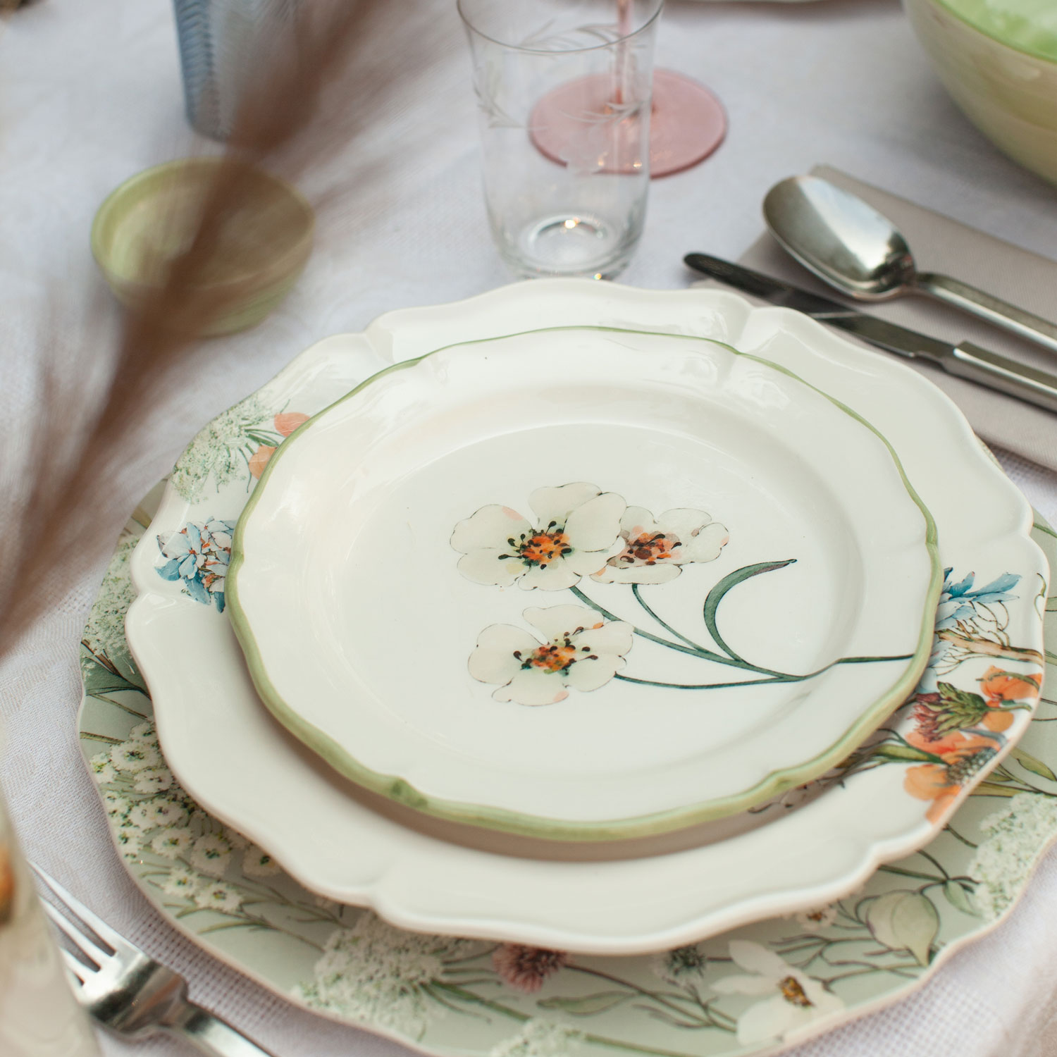 Dessert platte Anemone