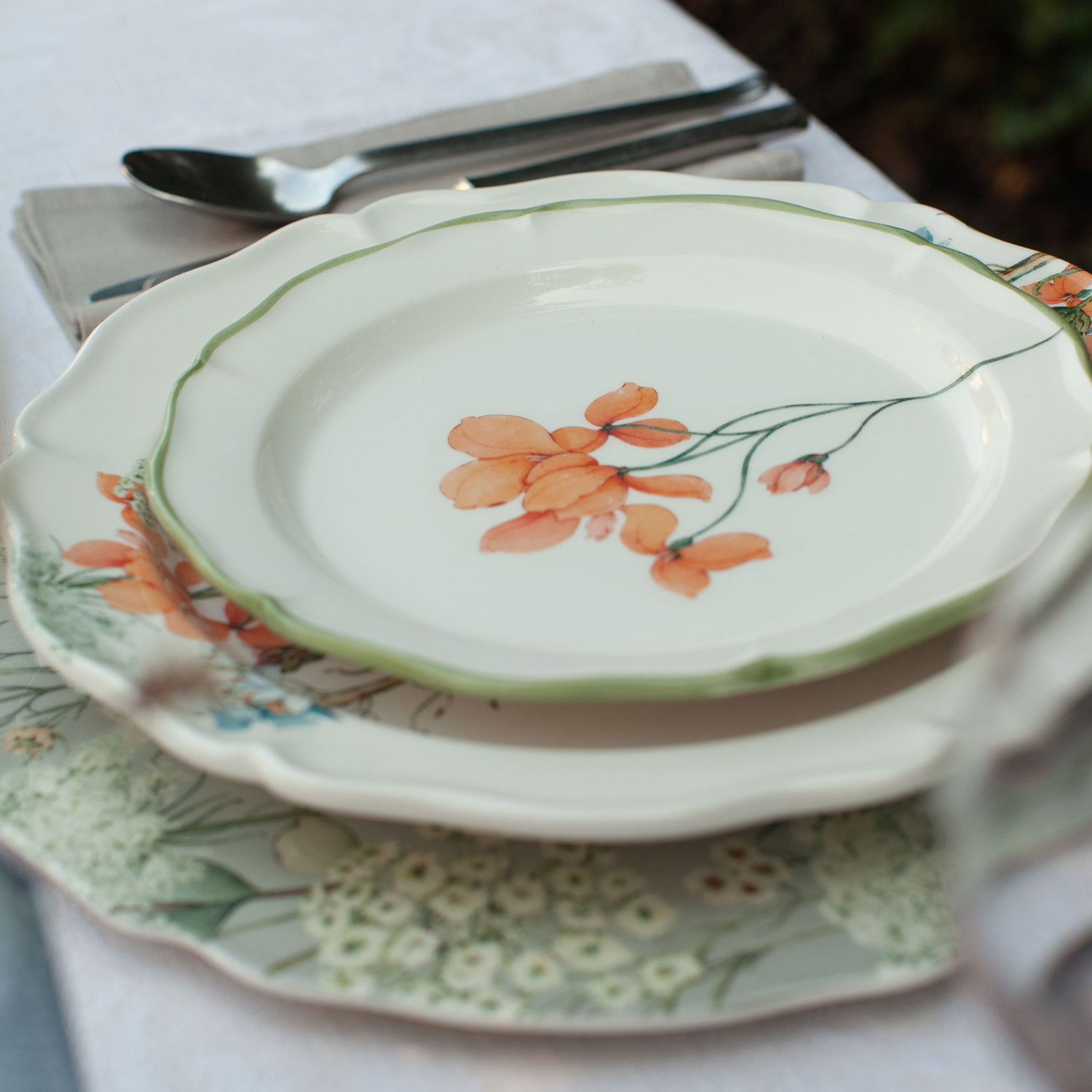 Dessert platte Lathyrus