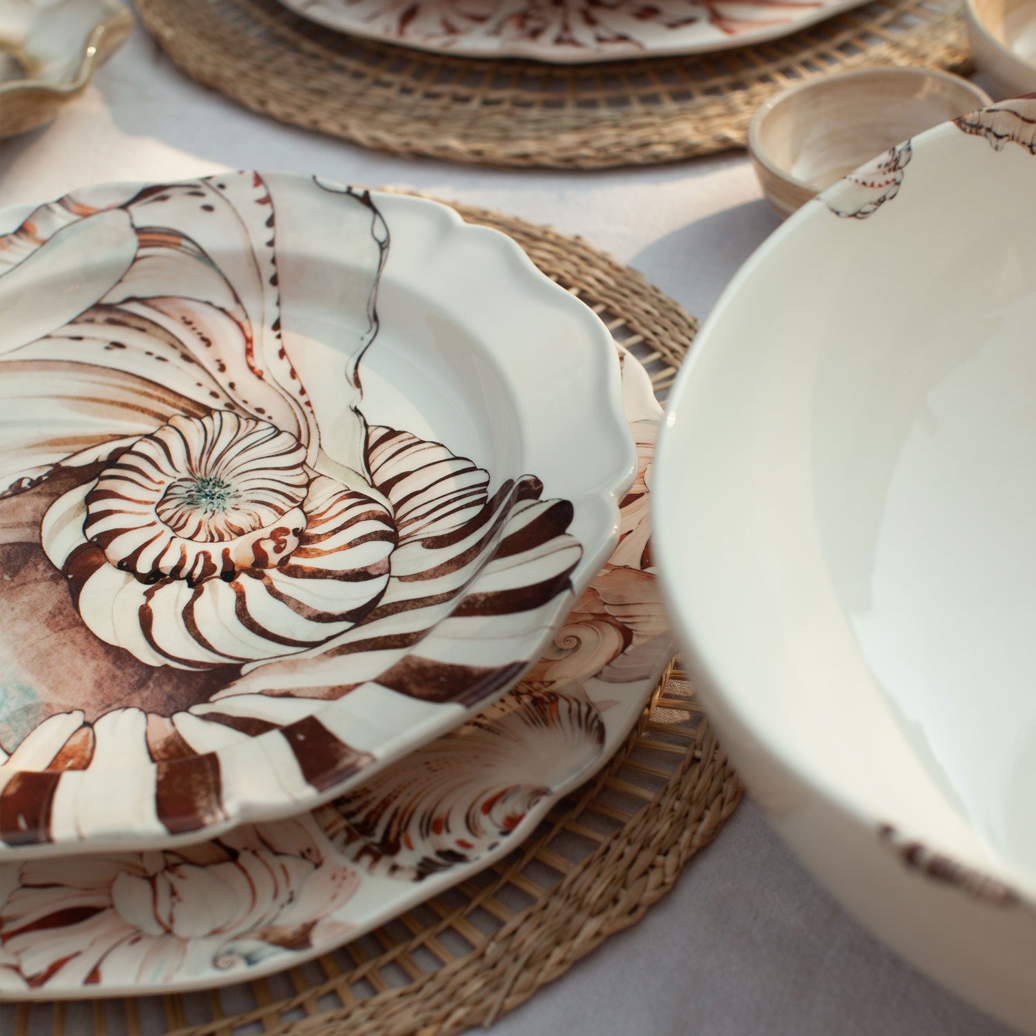 Piatto piano Nautilus