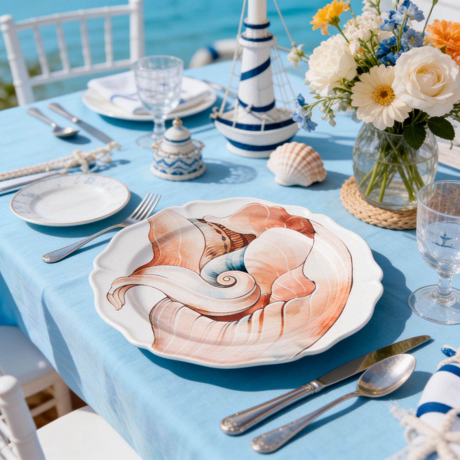 Piatto piano Spirale