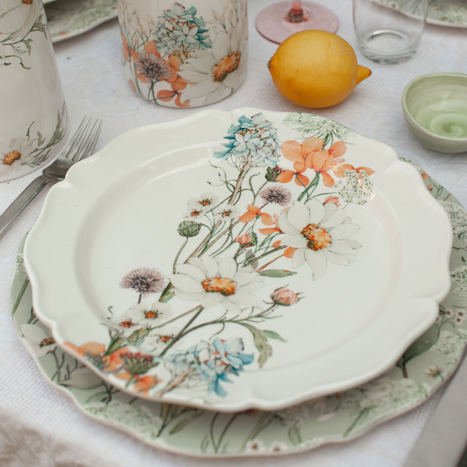 Piatto piano Wildflowers