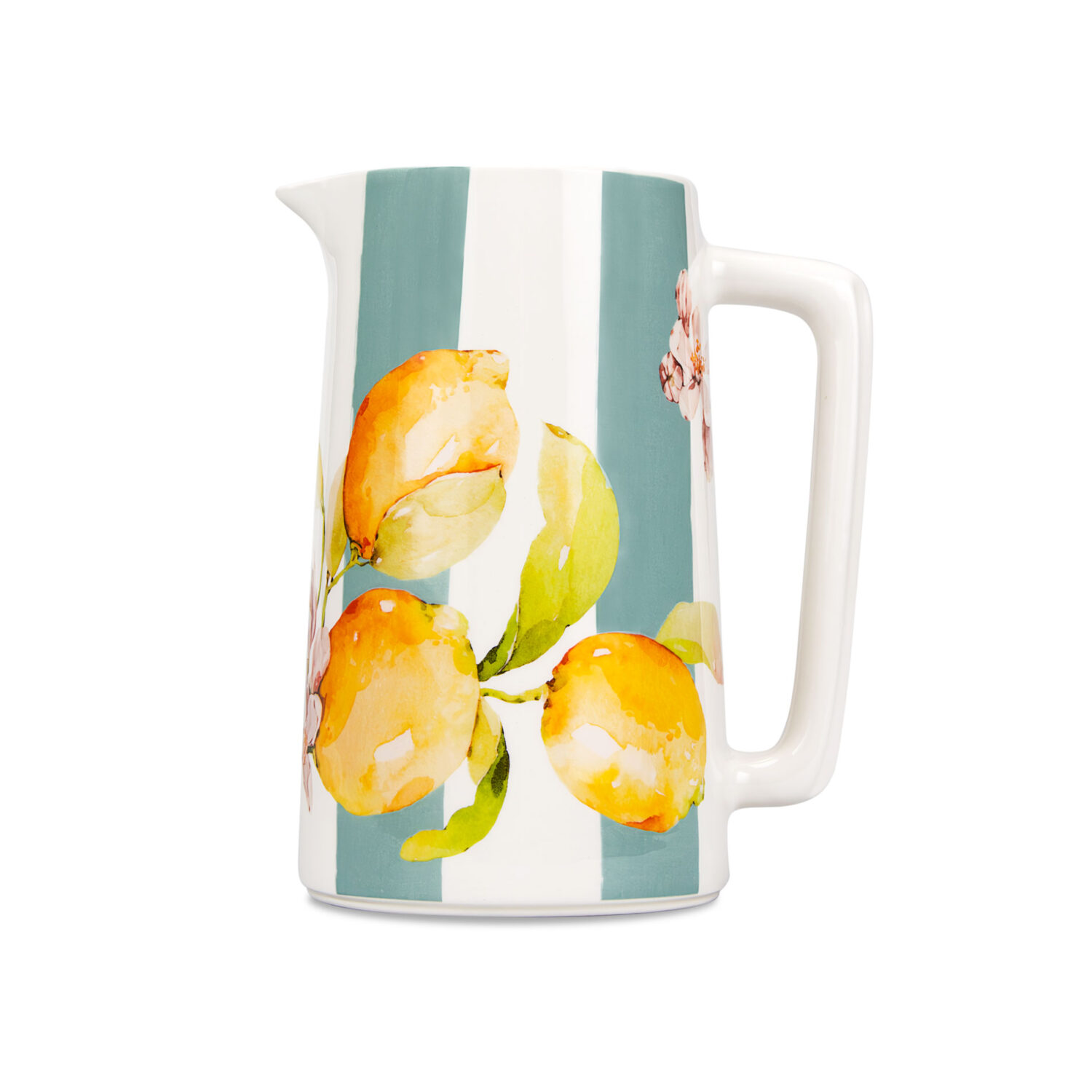 Brocca Citrus righe azzurre