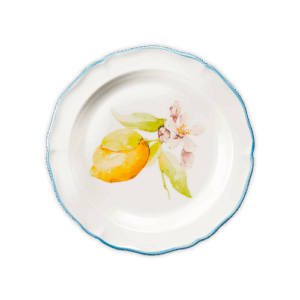 Piatto frutta Citrus azzurro