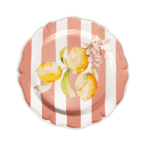 Piatto piano Citrus rosa
