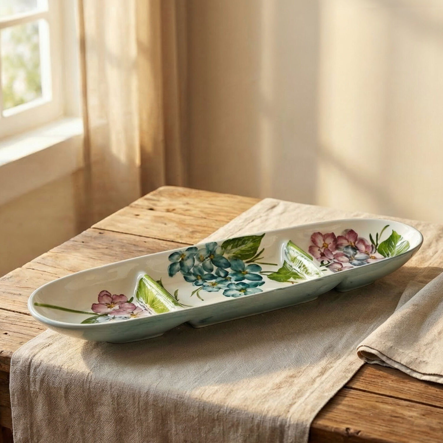 Antipastiera Ortensie