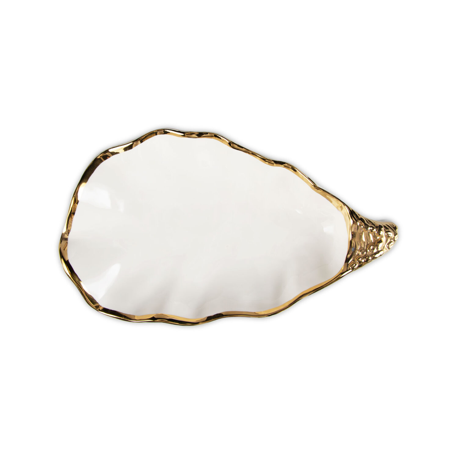 Vassoio ostrica media oro