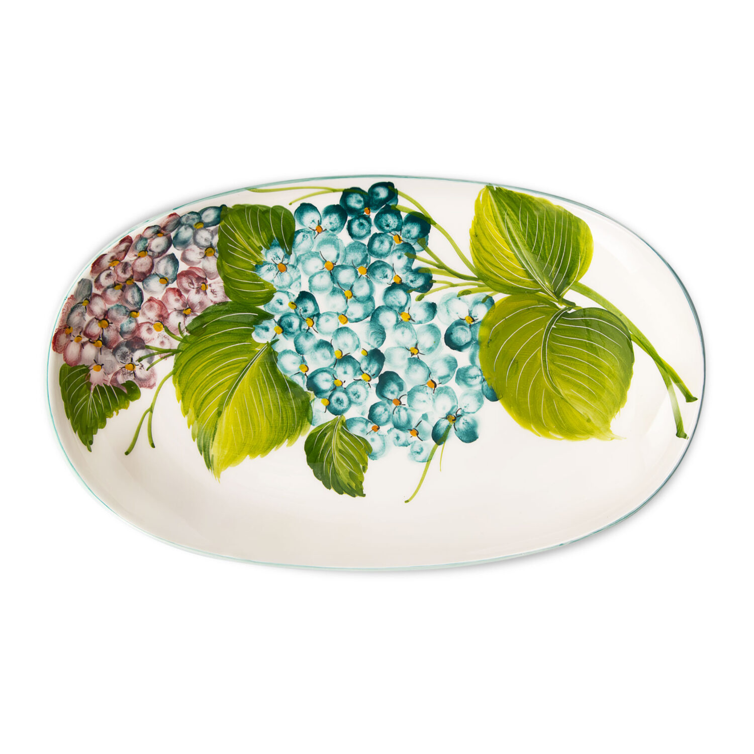 Piatto da portata Ortensie