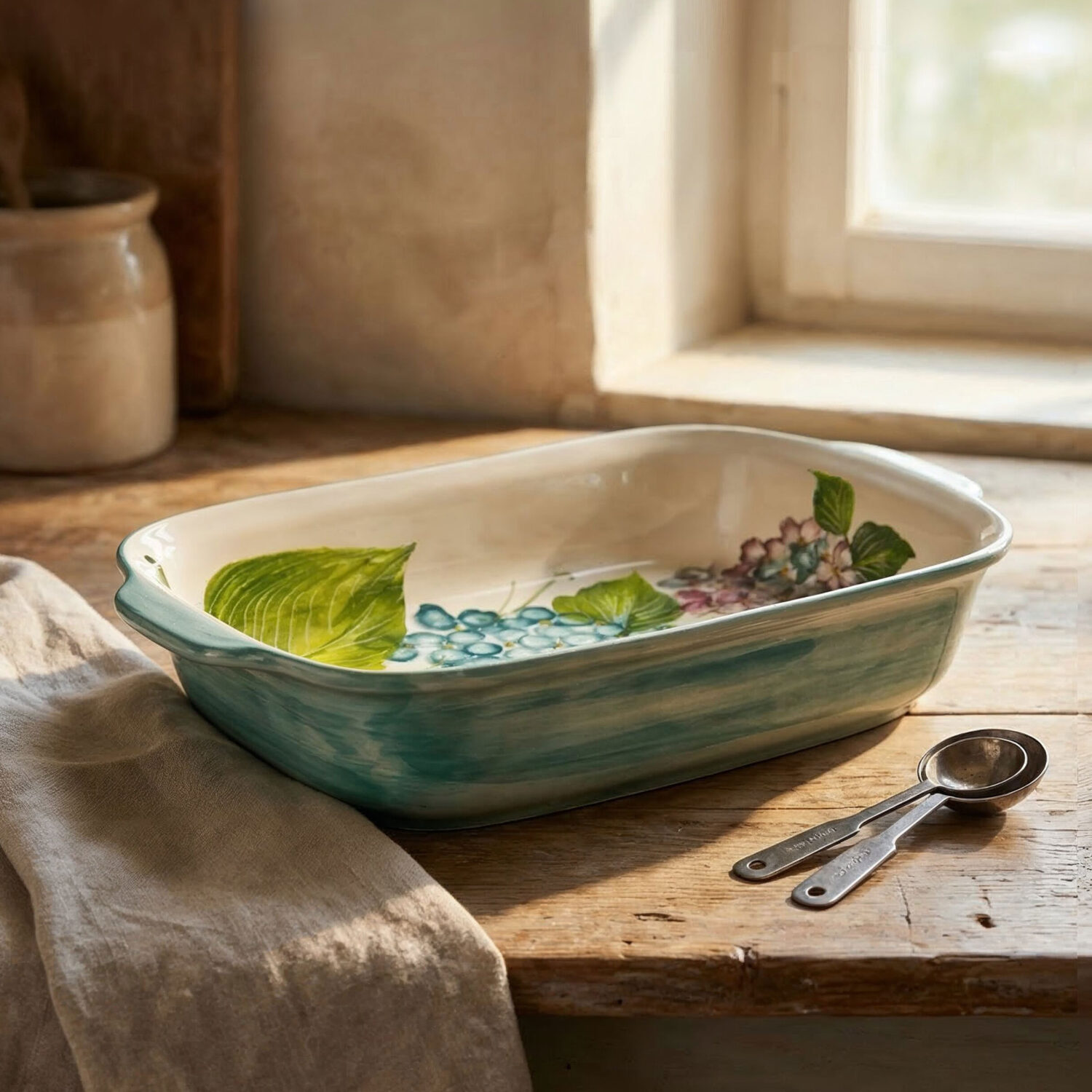 Pirofila decorata Ortensie