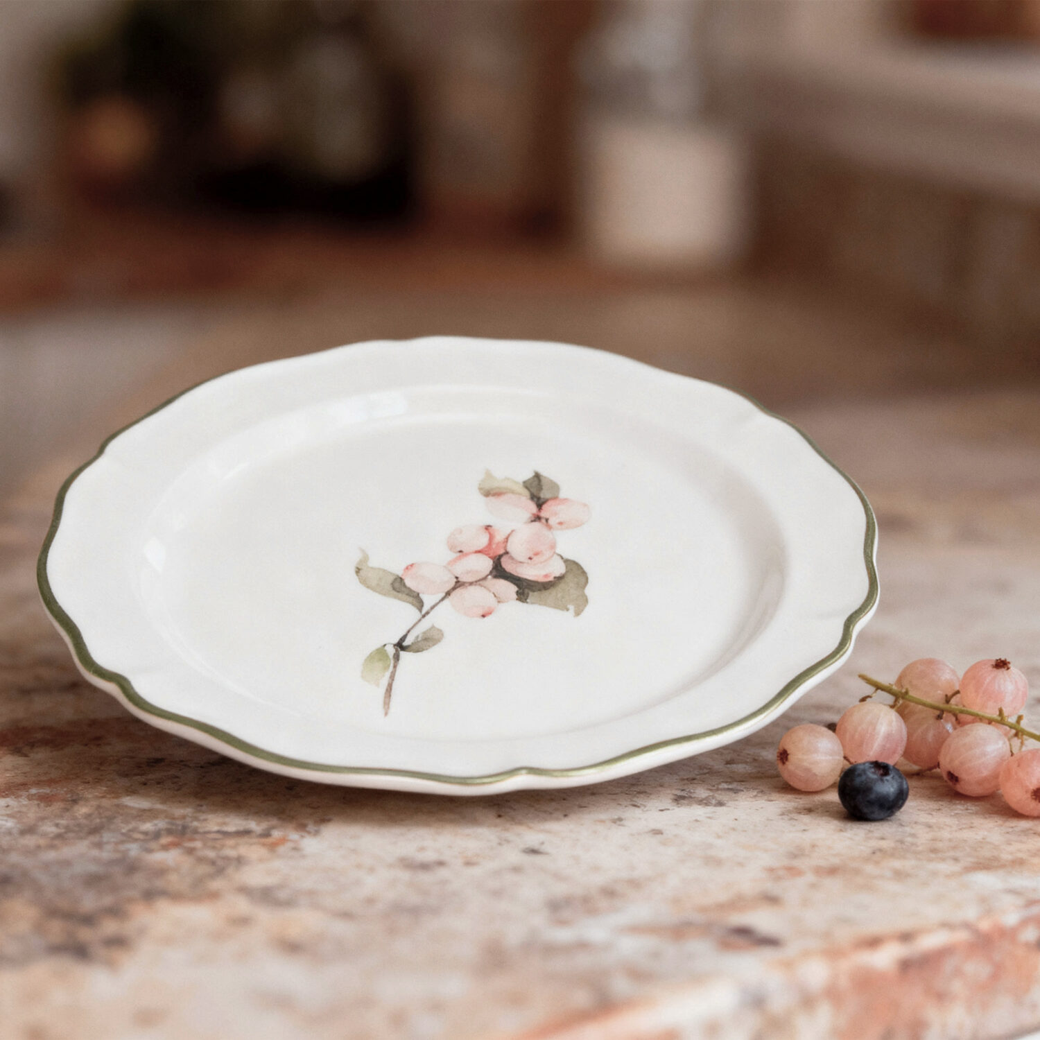 Piatto frutta Cipria