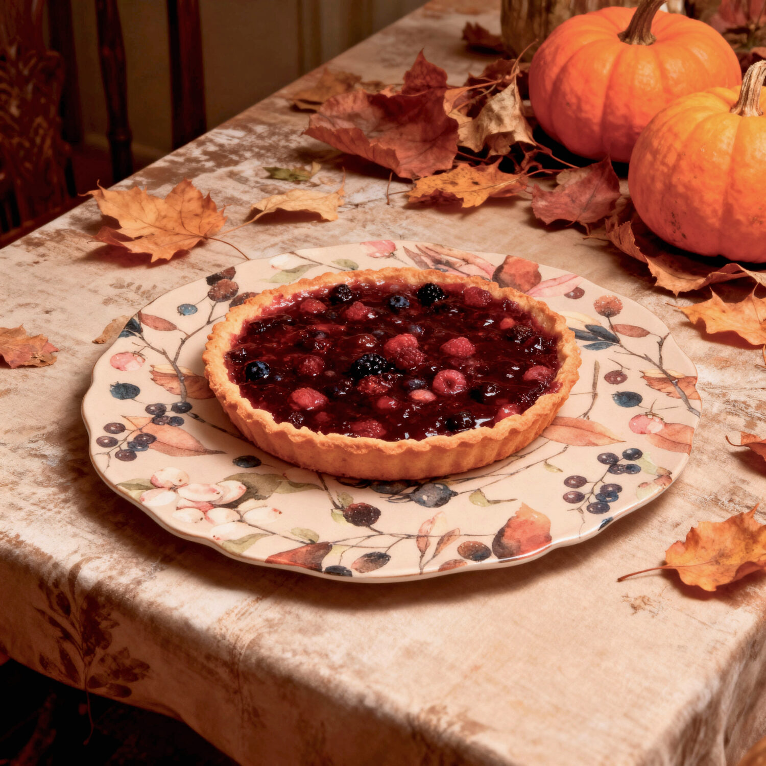 Autumn platzteller beige