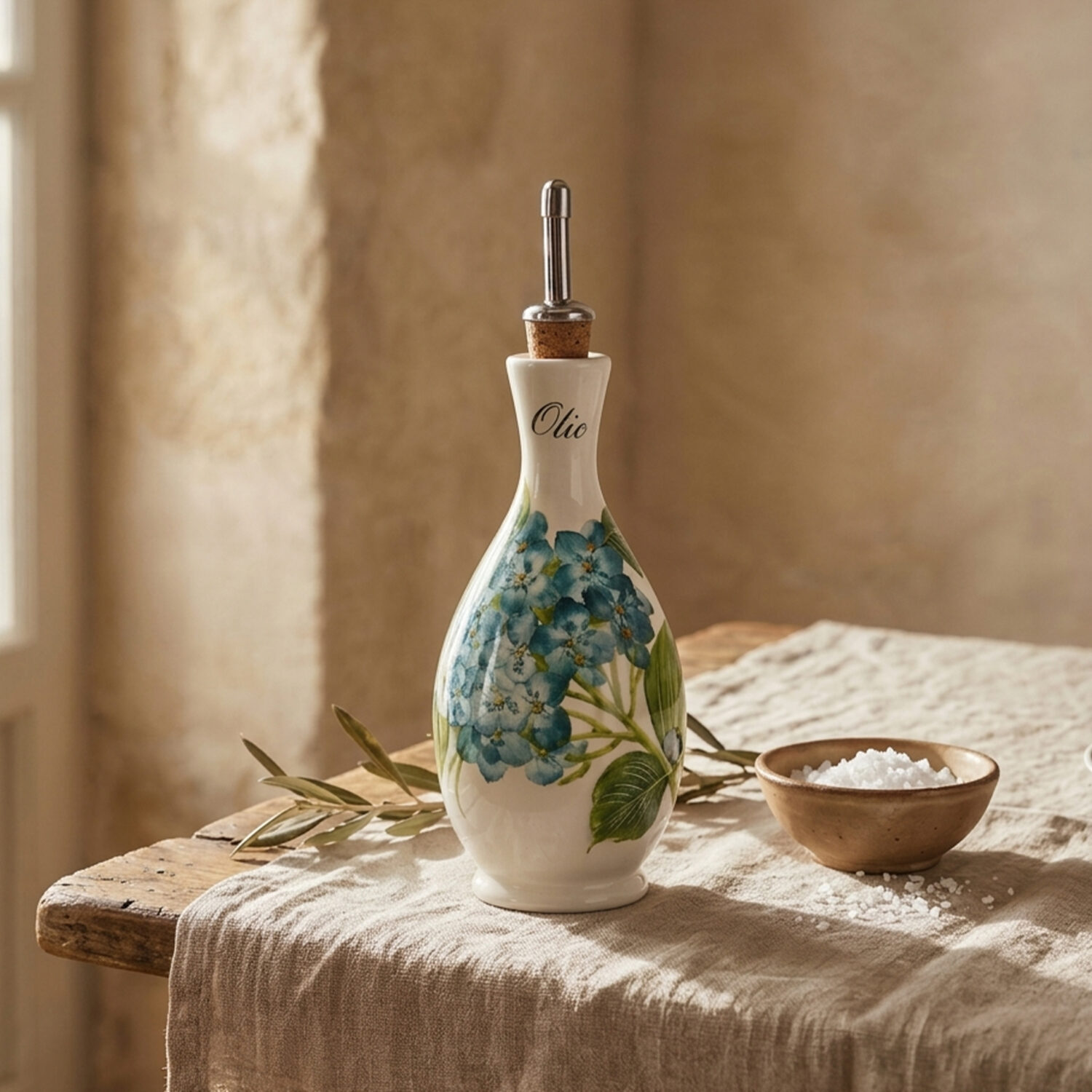 Bottiglia olio Ortensie 250 ml