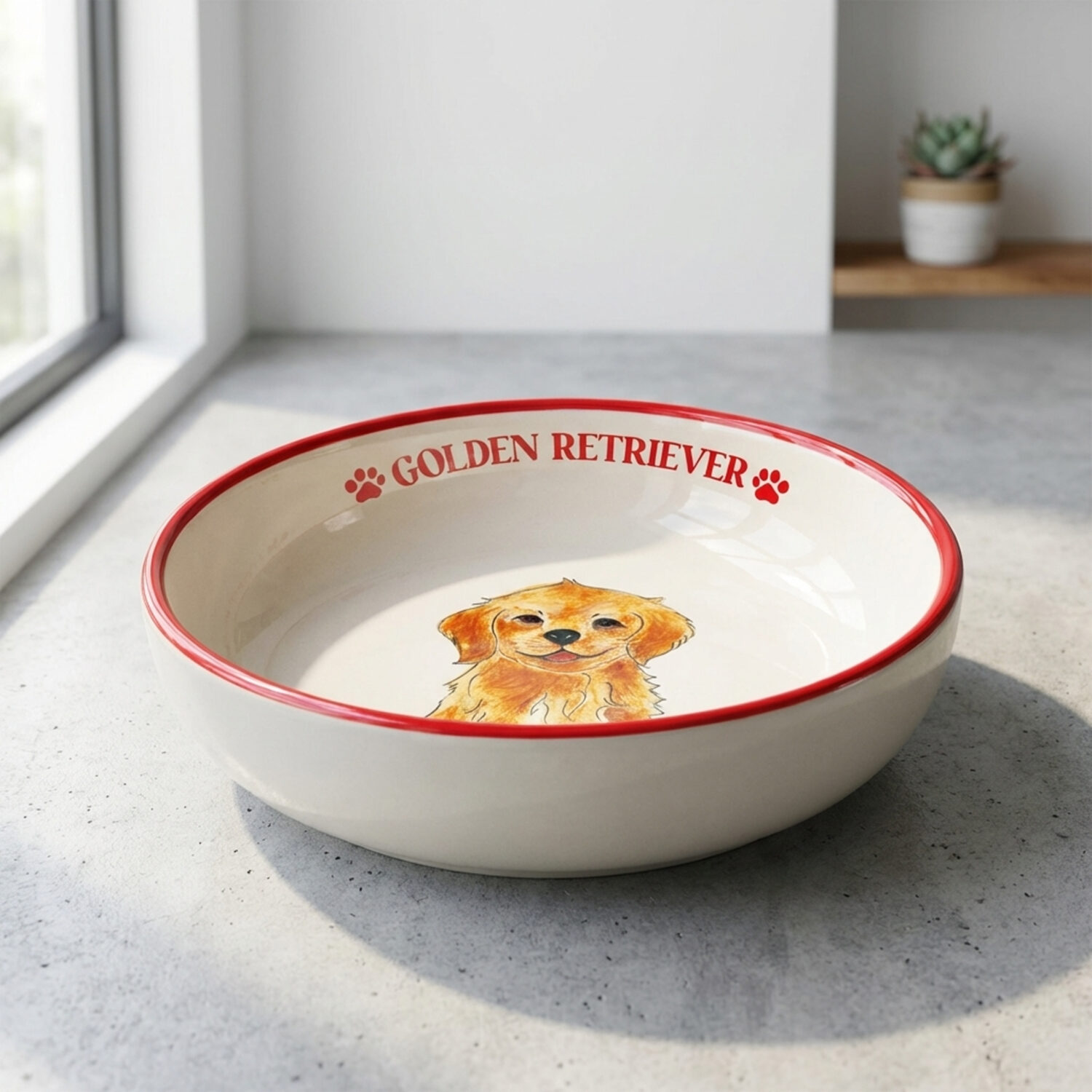 Ciotola media Golden Retriever